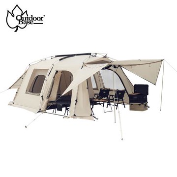 【Outdoorbase】沙丘光影隧道帳 僅含帳篷及帳篷配件(防曬 防水 速搭 通風)