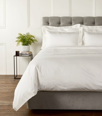 Frette Pearls Super King Flat Sheet