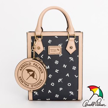 Arnold Palmer - 方形手提包附長背帶 Alphabet系列 - 藍色