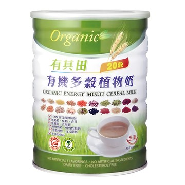 有其田 有機原味20穀植物奶  900g  1罐  1入
