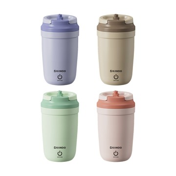 Kando 350ml 316不鏽鋼 全自動電動磁力攪拌杯 便攜式旋轉咖啡保冷保溫杯 隨行杯 搖搖杯 旋轉杯 KB-350
