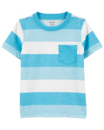 Toddler Striped Pocket Tee