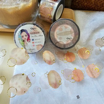 泡泡裡的世界7(日本和紙及亮面PET)