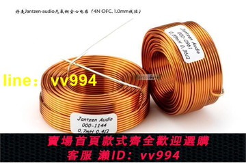 丹麥Jantzen4N無氧銅 分頻 空心 電感線圈1mm線徑  冷凍版可選