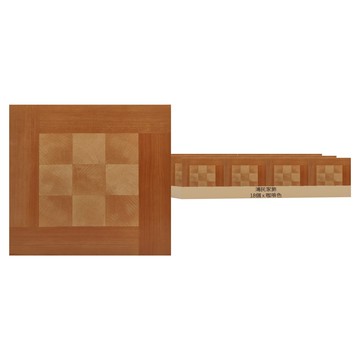 鴻民家飾 超耐磨自黏木紋PVC免刷膠地板貼 18個 防霉抗菌 耐刮耐磨 耐燃  咖啡色  12 x 12 x 1.5mm