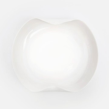 伊登強化瓷深盤20cm 折邊白