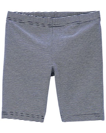 Kid Striped Bike Shorts