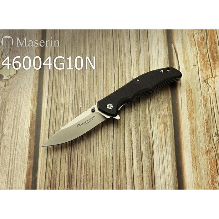 マセリン 46004G10N スポーツ フリッパー ライナーロック 折り畳みナイフ,Maserin Sport folding knife メール便配送可