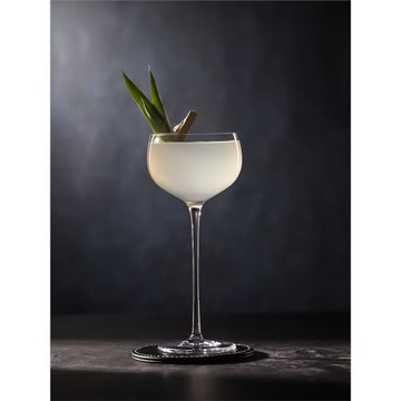 日式木村水晶玻璃創意個性高腳圓潤干馬天尼專業蝶形雞尾酒香檳杯