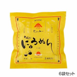 山一 即席手延べにゅうめん しょうが味 6袋セット QFG-606