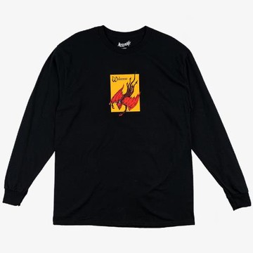 【現貨】市井店Welcome美版潮牌嘻哈街舞滑板UnholyDiver長袖T恤