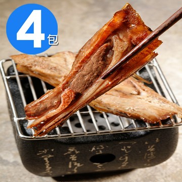 【華得水產】黑鮪魚下巴4包組(300g/包)