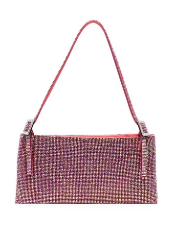 Benedetta Bruzziches - rhinestone-embellished shoulder bag - women - Stone/Fabric - One Size - Pink