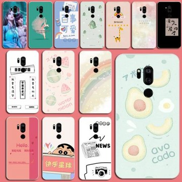 適用于LG G7 ThinQ手機套LGG7+手機殼G7 Plus保護套布丁套素材