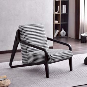 【obis】山谷休閒椅(單人沙發)千鳥格