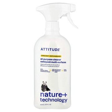 ATTITUDE, 多用途清潔劑，柑橘清香，27.1 液量盎司（800 毫升）