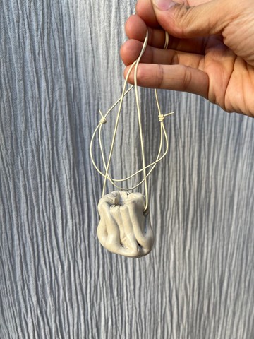 餃子造型陶瓷項鍊