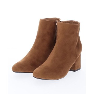 日本帶回 B.C STOCK 厚跟 短筒靴 24cm 焦糖色 ¥6380