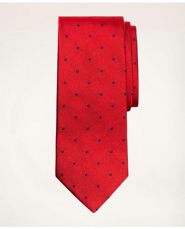 Brooks Brothers Men's Dot Rep Tie | Red | Size Regular