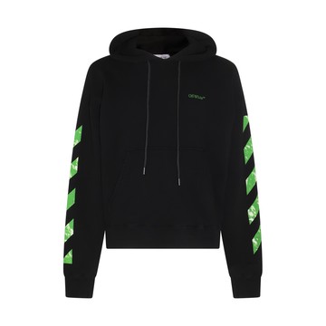 Off-white - Black And Green Cotton Sweatshirt