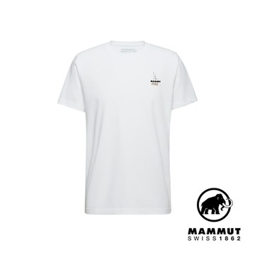 【Mammut長毛象】Mammut Core T-Shirt Snow Men 機能有機棉舒適短袖上衣 男款 白色 #1017-04054