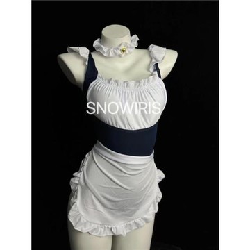 火燒島 純情女傭內衣套裝 帶胸墊