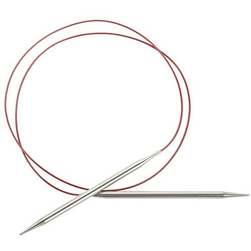 ChiaoGoo 40-Inch Red Lace Stainless Steel Circular Knitting Needles  平行輸入