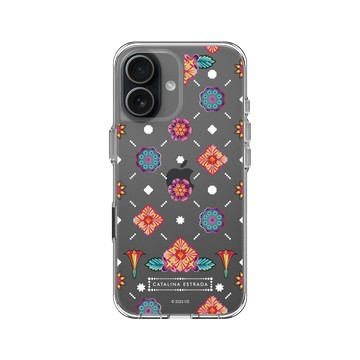 iPhone 17 Clear Case（相機按鈕） 透明 - Catalina Estrada - Flowers Stickers