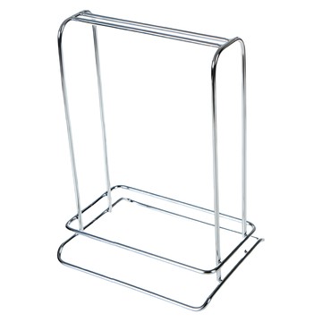 E.City 桌上多功能衣架不鏽鋼收納架 尺寸25x19x14.5cm  銀  1個