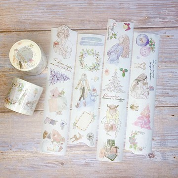 5cm紙膠帶 | 聖誕。All the Happiness | 日本和紙