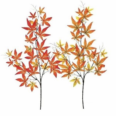 モミジ造花・もみじ・紅葉枝（造花・アートフラワー）FD4149