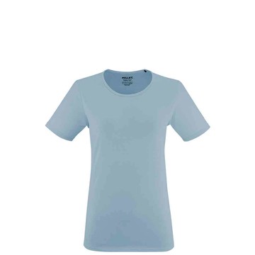 MILLET 女 WANAKA LIGHT 緹花排汗短袖上衣 MIV10473N9926