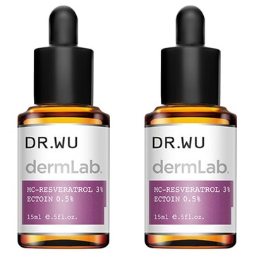 DR.WU 達爾膚 3%白藜蘆醇亮白修護精華  15ml  2瓶
