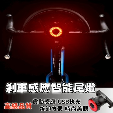 隔日達⚡自行車尾燈 警示燈 智能感應剎車燈 自行車燈公路車夜騎燈 山地車充電 騎行裝備 腳踏車尾燈
