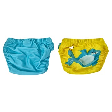 ZOOCCHiNi 游泳尿布褲 海豹 Set 2件，適用年齡12-24M，85%聚酯纖維+15%彈性纖維  適用6-12M