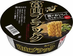 12 10まで限定ポイント2％増量 送料無料 寿がきや 全国麺めぐり 富山ブラックラーメン 108g×24個