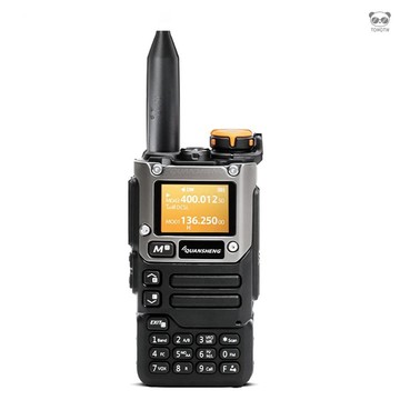 QUANSHENG UV-K6 5W對講機 一鍵測頻 多頻段收發 AM/FM航空段接收 NOAA天氣警報（內置電池）Ty