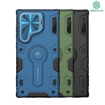 NILLKIN SAMSUNG 三星 Galaxy S24 Ultra 黑犀 Prop  保護殼 保護套 手機殼 可站立 鏡頭支架 鏡頭防塵蓋