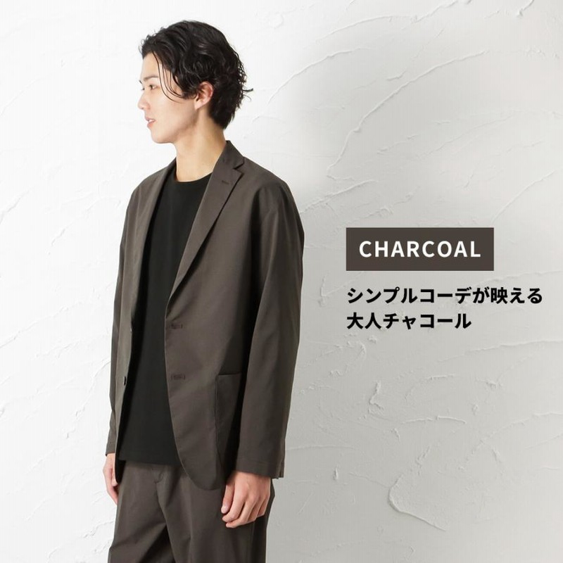 テーラードジャケット メンズ ストレッチ 速乾 ドロップ