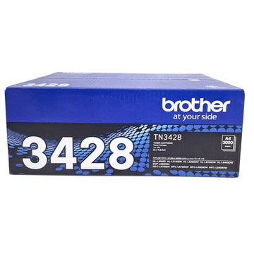 brother 兄弟牌 TN3428 雷射印表機碳粉匣 適用於L5100DN L6900DW 12000張印量  黑色  1盒