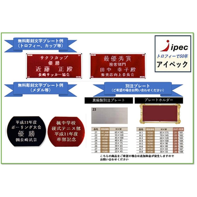 優勝カップ WIN FC-124A Aサイズ 高さ 31ｃｍ | LINEショッピング