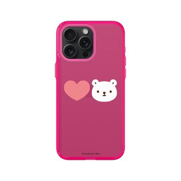 iPhone 15 Pro Max Clear 粉漾桃 - 白白日記 Darylhochi - ♥白白Bac Bac in LOVE