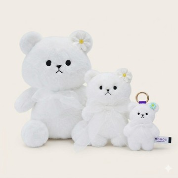Bear Family (5-White Bear | Cloud Dreamer) | Pet Plushies