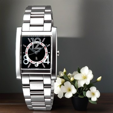 SEIKO 精工 LUKIA 典雅方型數字女錶 新春換新 送禮首選-黑/23mm (7N82-0DK0DA)_SK045