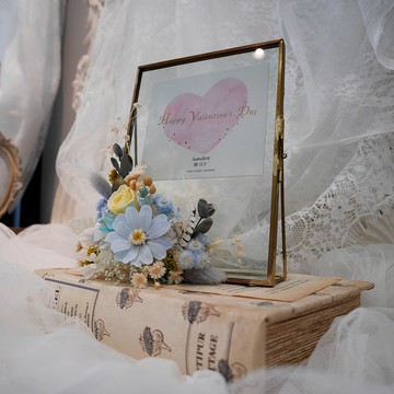 永生相框花 不凋相框花 生日禮物 紀念日 紀念禮物 客製化禮物