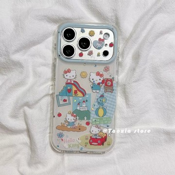 Ins日韓小貓咪適用蘋果17/16PROMAX手機殼iPhone15Plus軟殼14小清新13/12