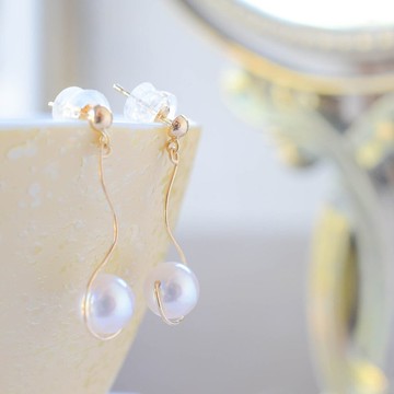 Akoya珍珠耳環 海水珍珠 日本製造 輕珠寶 珍珠耳環