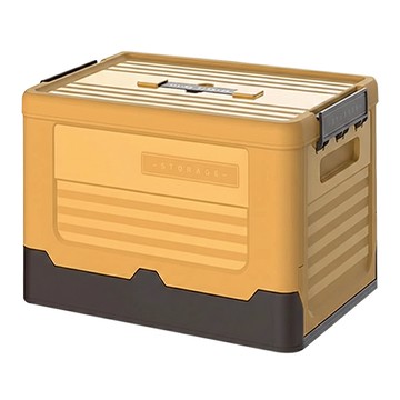 莫蘭迪多功能折疊收納箱 PP材質  小(32 x 23 x 21.5cm)  香蕉黃  1個