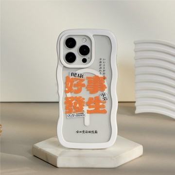 霞海城隍廟好事發生雲朵波波MagSafe iPhone手機殼