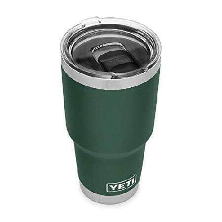 YETI Rambler 30 oz Tumbler, Stainless Steel, Vacuum Insulated with MagSlider Lid, Northwoods Green並行輸入